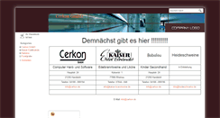 Desktop Screenshot of cerkon.de