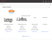 Tablet Screenshot of cerkon.de